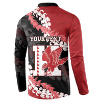 Personalized Kalani Hawaii High School Button Sweatshirt Puakenikeni Lei Hawaiian Pattern LT14 - Polynesian Pride
