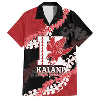 Personalized Kalani Hawaii High School Hawaiian Shirt Puakenikeni Lei Hawaiian Pattern LT14 Red - Polynesian Pride