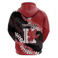 Personalized Kalani Hawaii High School Hoodie Puakenikeni Lei Hawaiian Pattern LT14 - Polynesian Pride