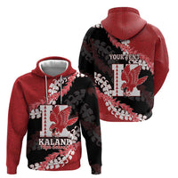 Personalized Kalani Hawaii High School Hoodie Puakenikeni Lei Hawaiian Pattern LT14 - Polynesian Pride