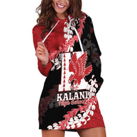 Personalized Kalani Hawaii High School Hoodie Dress Puakenikeni Lei Hawaiian Pattern - Polynesian Pride