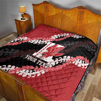 Personalized Kalani Hawaii High School Quilt Puakenikeni Lei Hawaiian Pattern LT14 - Polynesian Pride
