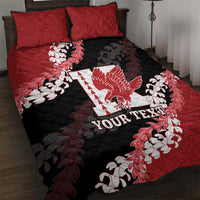 Personalized Kalani Hawaii High School Quilt Bed Set Puakenikeni Lei Hawaiian Pattern - Polynesian Pride