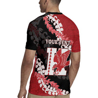 Personalized Kalani Hawaii High School Rugby Jersey Puakenikeni Lei Hawaiian Pattern LT14 - Polynesian Pride