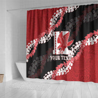 Personalized Kalani Hawaii High School Shower Curtain Puakenikeni Lei Hawaiian Pattern LT14 - Polynesian Pride