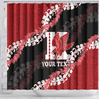Personalized Kalani Hawaii High School Shower Curtain Puakenikeni Lei Hawaiian Pattern LT14 - Polynesian Pride