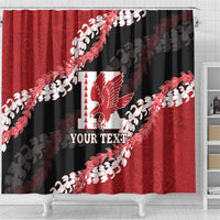 Personalized Kalani Hawaii High School Shower Curtain Puakenikeni Lei Hawaiian Pattern LT14 - Polynesian Pride