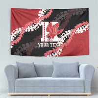Personalized Kalani Hawaii High School Tapestry Puakenikeni Lei Hawaiian Pattern LT14 - Polynesian Pride