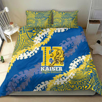 Kaiser Hawaii High School Bedding Set Puakenikeni Lei Hawaiian Pattern LT14 - Polynesian Pride