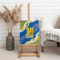 Kaiser Hawaii High School Canvas Wall Art Puakenikeni Lei Hawaiian Pattern LT14 - Polynesian Pride