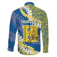 Personalized Kaiser Hawaii High School Family Matching Puletasi and Hawaiian Shirt Puakenikeni Lei Hawaiian Pattern LT14 - Polynesian Pride