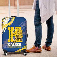 Kaiser Hawaii High School Luggage Cover Puakenikeni Lei Hawaiian Pattern - Polynesian Pride