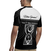 Guam Liberation Day Rugby Jersey Biba Guahan Chamorro 80th Anniversary - Black LT14 - Polynesian Pride