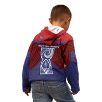 Guam Liberation Day Kid Hoodie Biba Guahan Chamorro 80th Anniversary - Blue LT14 - Polynesian Pride