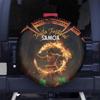 Samoa Teuila 2024 Festival Spare Tire Cover Samoan Siva Afi With Red Gingers LT14 - Polynesian Pride