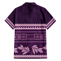 Purple Samoa Siapo Teuila Flowers Hawaiian Shirt LT14 - Polynesian Pride
