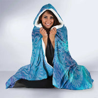 Turquoise Polynesia Father's Day Hooded Blanket Dad You Are My Hero LT14 - Polynesian Pride
