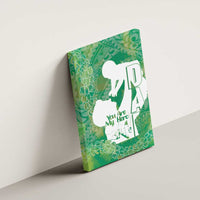 Green Polynesia Father's Day Canvas Wall Art Dad You Are My Hero