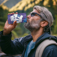 Purple Polynesia Father's Day 4 in 1 Can Cooler Tumbler Dad You Are My Hero