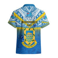Tuvalu Independence Day Hawaiian Shirt Tuvaluan Proud 45th Anniversary Polynesian Pattern LT14 - Polynesian Pride
