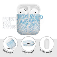 Blue New Zealand Puhoro Maori Tattoo AirPods Case LT14 - Polynesian Pride