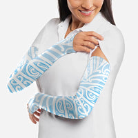 Blue New Zealand Puhoro Maori Tattoo Arm Sleeves LT14 - Polynesian Pride