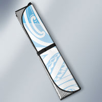 Blue New Zealand Puhoro Maori Tattoo Auto Sun Shade LT14 - Polynesian Pride