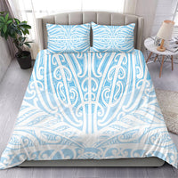 Blue New Zealand Puhoro Maori Tattoo Bedding Set LT14 - Polynesian Pride
