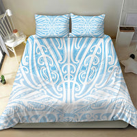Blue New Zealand Puhoro Maori Tattoo Bedding Set LT14 - Polynesian Pride