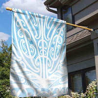 Blue New Zealand Puhoro Maori Tattoo Garden Flag LT14 - Polynesian Pride