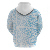 Blue New Zealand Puhoro Maori Tattoo Hoodie LT14 - Polynesian Pride