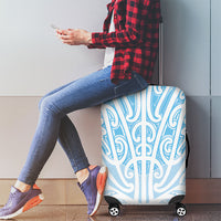 Blue New Zealand Puhoro Maori Tattoo Luggage Cover LT14 - Polynesian Pride