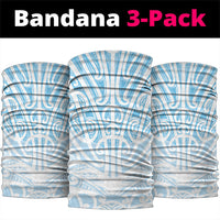 Blue New Zealand Puhoro Maori Tattoo Neck Gaiter LT14 package One Size: 25*50cm Blue - Polynesian Pride
