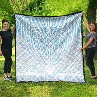 Blue New Zealand Puhoro Maori Tattoo Quilt LT14 - Polynesian Pride