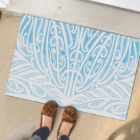 Blue New Zealand Puhoro Maori Tattoo Rubber Doormat LT14 - Polynesian Pride