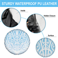 Blue New Zealand Puhoro Maori Tattoo Spare Tire Cover LT14 - Polynesian Pride