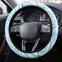 Blue New Zealand Puhoro Maori Tattoo Steering Wheel Cover LT14 - Polynesian Pride