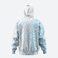 Blue New Zealand Puhoro Maori Tattoo Zip Hoodie LT14 - Polynesian Pride