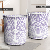 Purple New Zealand Puhoro Maori Tattoo Laundry Basket LT14 - Polynesian Pride