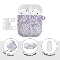 Purple New Zealand Puhoro Maori Tattoo AirPods Case LT14 - Polynesian Pride