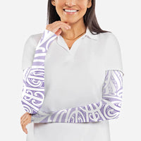 Purple New Zealand Puhoro Maori Tattoo Arm Sleeves LT14 - Polynesian Pride