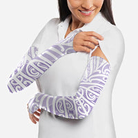 Purple New Zealand Puhoro Maori Tattoo Arm Sleeves LT14 - Polynesian Pride