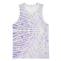 Purple New Zealand Puhoro Maori Tattoo Basketball Jersey LT14 Unisex Purple - Polynesian Pride