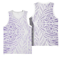 Purple New Zealand Puhoro Maori Tattoo Basketball Jersey LT14 - Polynesian Pride