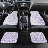 Purple New Zealand Puhoro Maori Tattoo Car Mats LT14 Set 4pcs Purple - Polynesian Pride