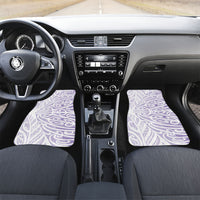 Purple New Zealand Puhoro Maori Tattoo Car Mats LT14 Set 2pcs - Front Purple - Polynesian Pride