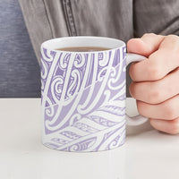Purple New Zealand Puhoro Maori Tattoo Ceramic Mug LT14 - Polynesian Pride