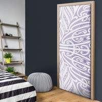 Purple New Zealand Puhoro Maori Tattoo Door Cover LT14 - Polynesian Pride