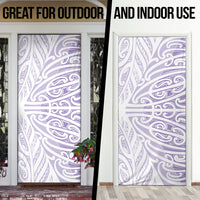 Purple New Zealand Puhoro Maori Tattoo Door Cover LT14 - Polynesian Pride