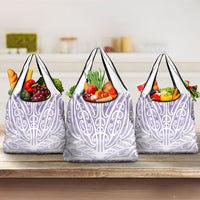 Purple New Zealand Puhoro Maori Tattoo Grocery Bag LT14 3-pack One Size Purple - Polynesian Pride